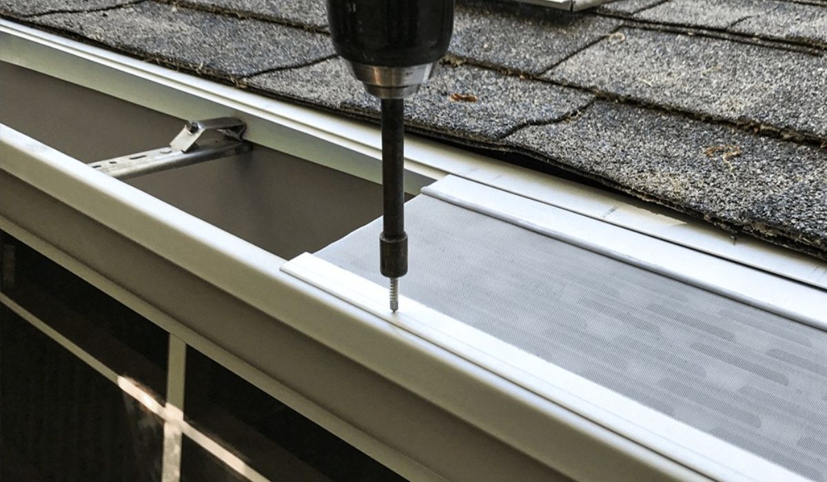 Attaching gutter guards to gutters