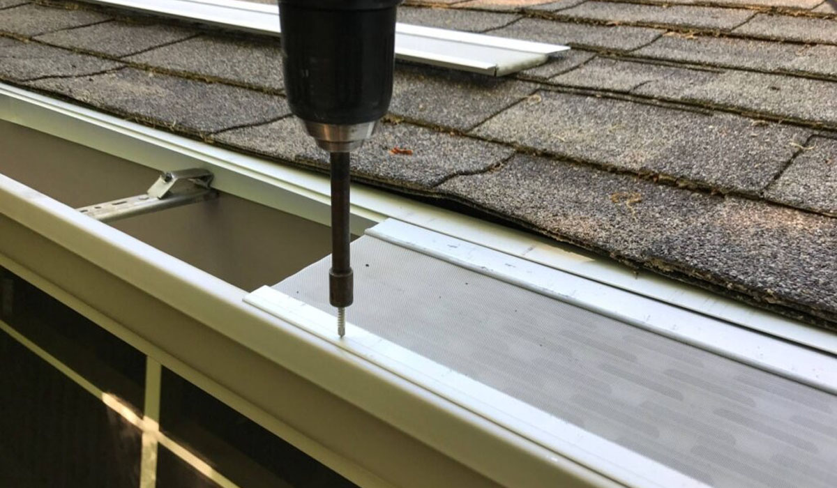 Call gutter protection installers for gutter guard installation.