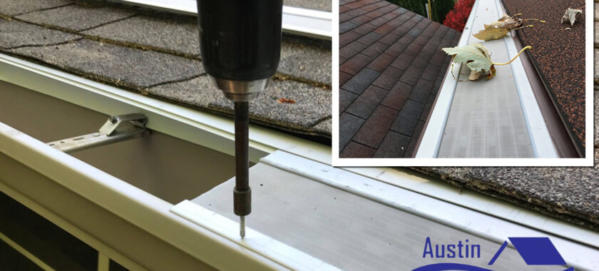 seamless gutters and gutter guard installation by Austin Gutter Protection