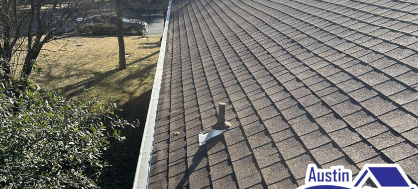 home roof shingles and gutters