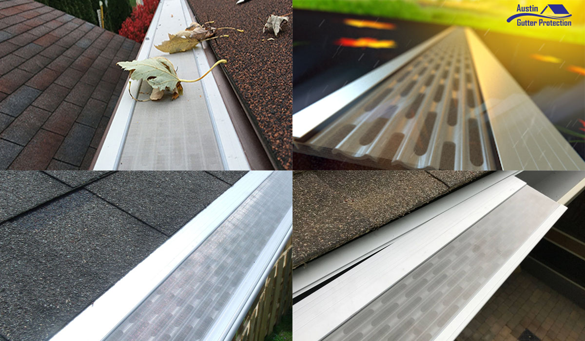 Gutter guards are provided by gutter cover installers.