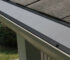 seamless gutter cover on a house roof